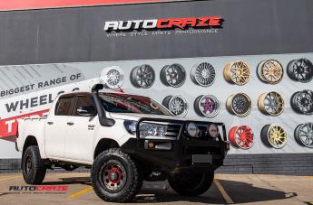 TOYOTA HILUX 4WD FMJ XD SATIN BLACK WITH DARK TINT